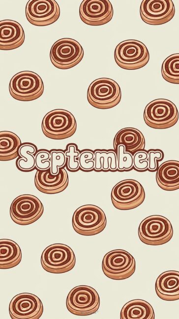 Sweet Pastry September Wallpaper