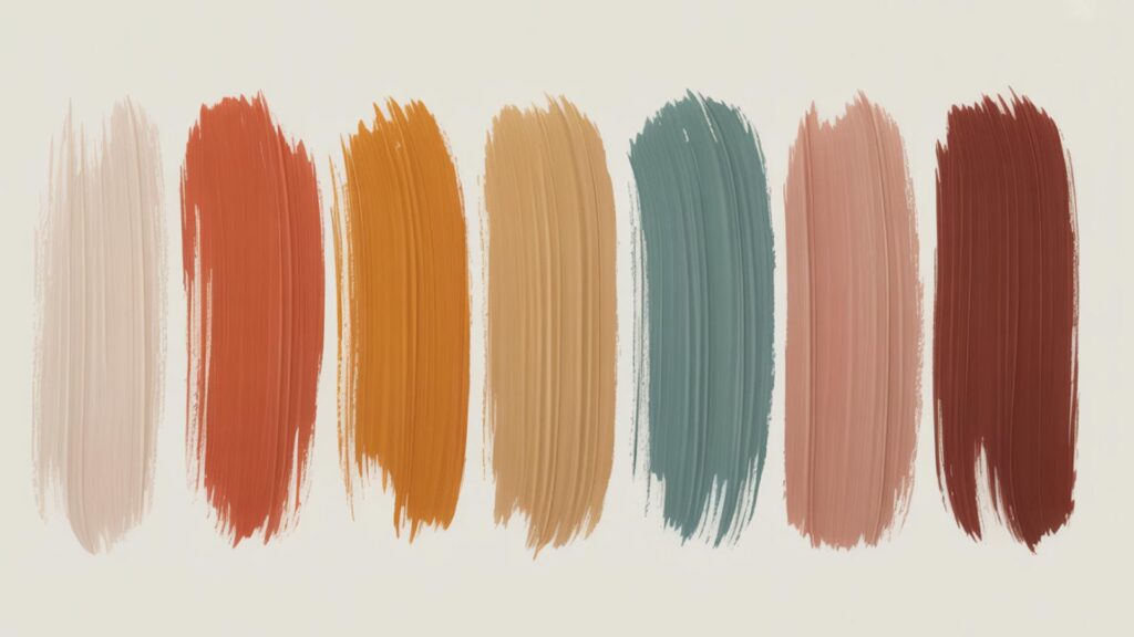 neutral fall desktop background Brushstroke