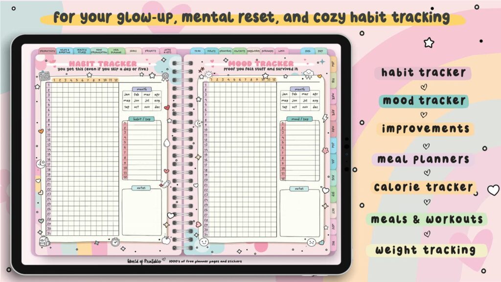 shoshi-habit-mood-wellness-tracker-pages