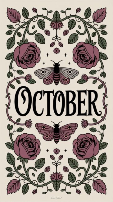 spooky october wallpaper