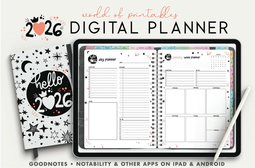 Cute Digital Planner 2026 Download