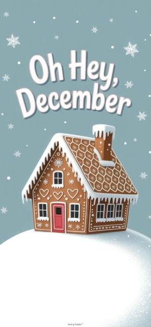 Gingerbread-house-december-phone-wallpaper