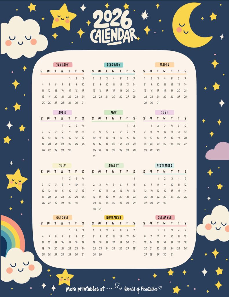 Printable 2026 Year Calendar-03