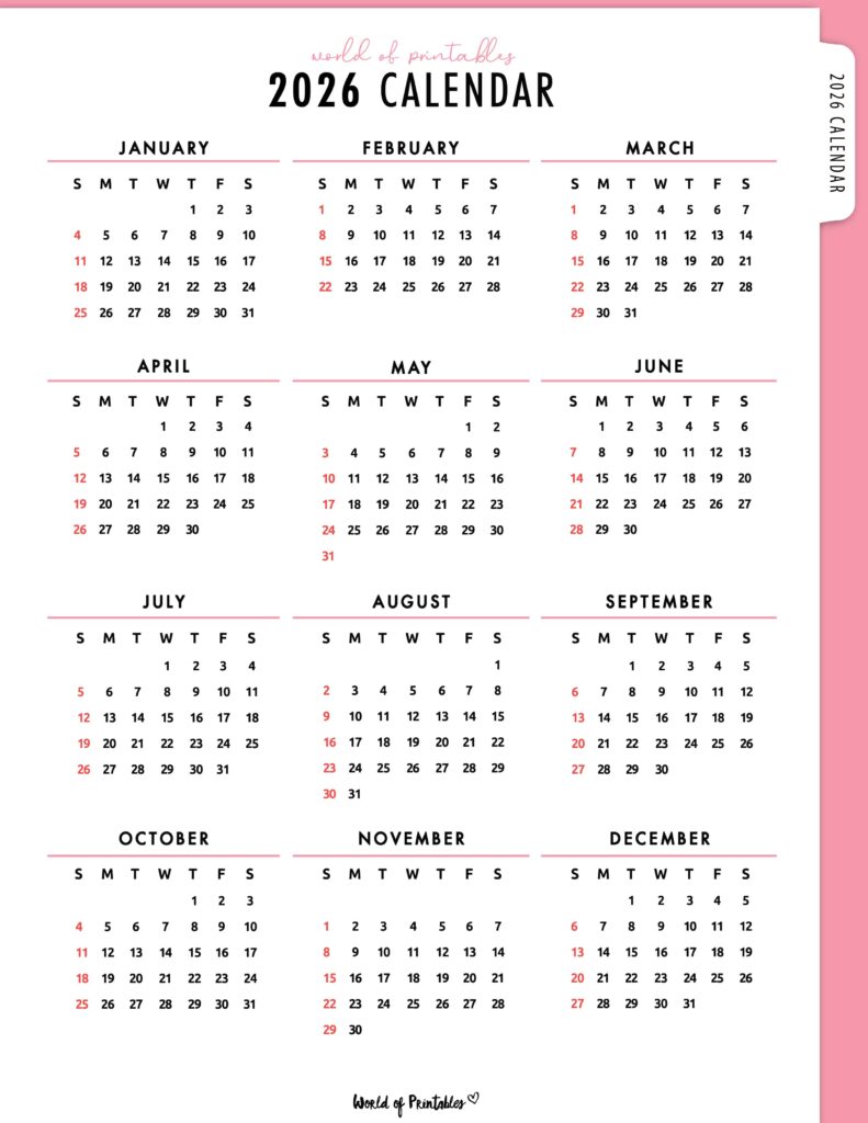 Printable 2026 Year Calendar-09