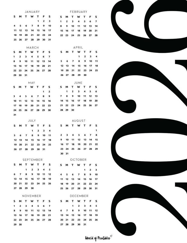Printable 2026 Year Calendar-112
