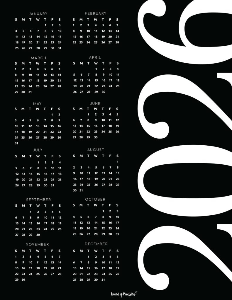 Printable 2026 Year Calendar-113
