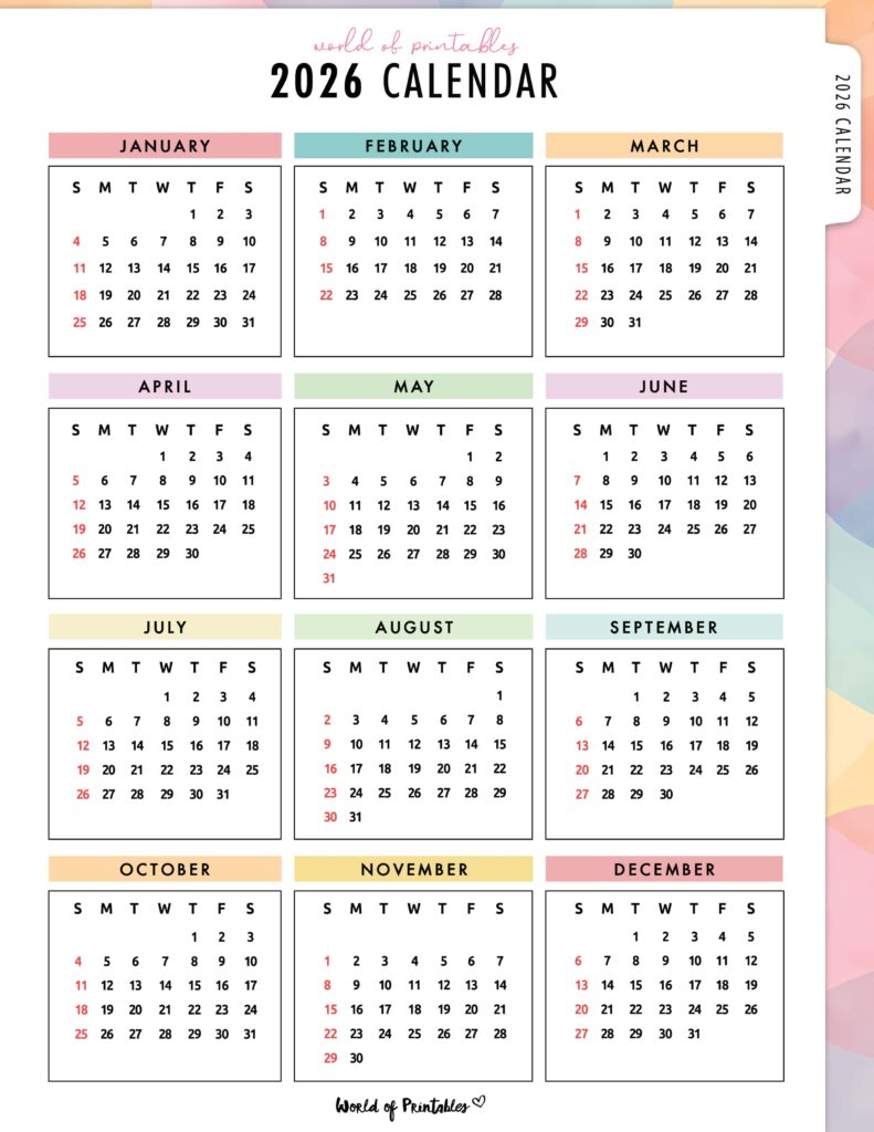 Printable 2026 Year Calendar-16