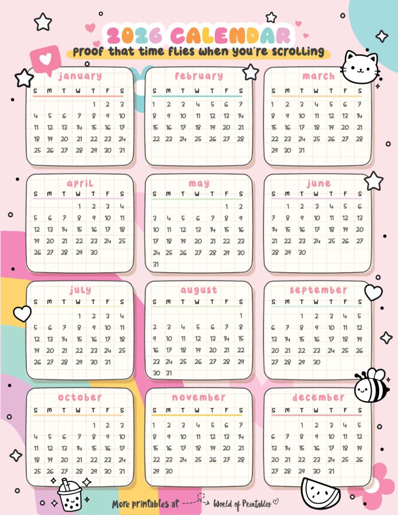 Printable 2026 Year Calendar-34
