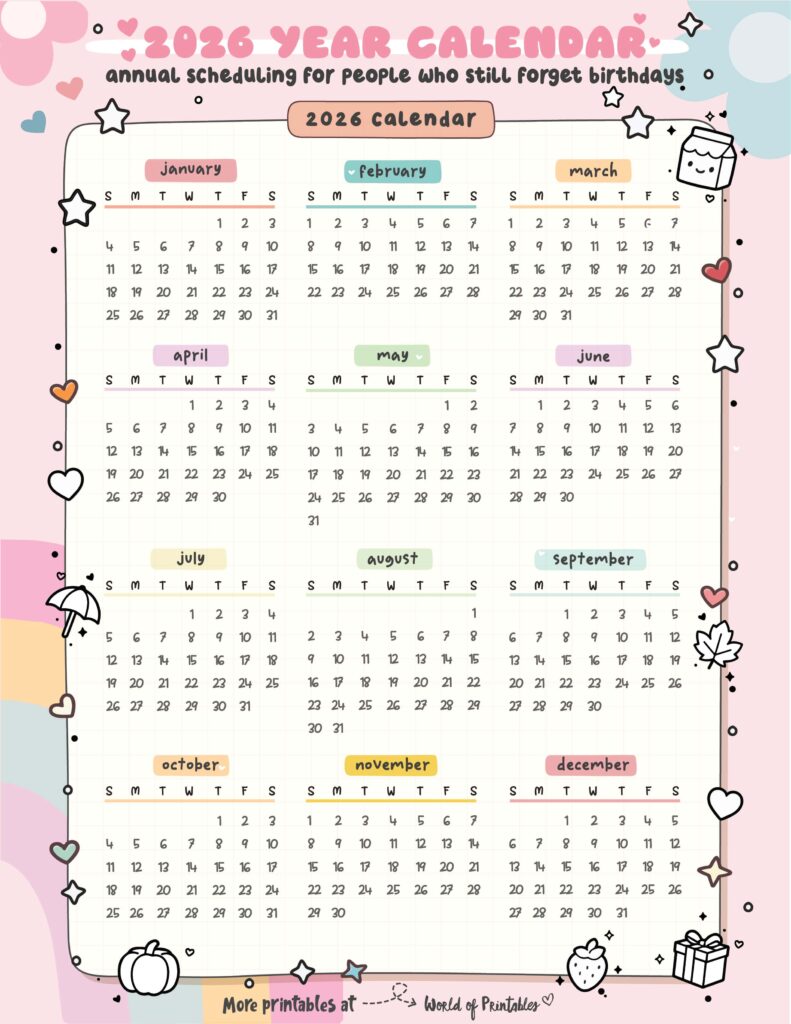 Printable 2026 Year Calendar-37
