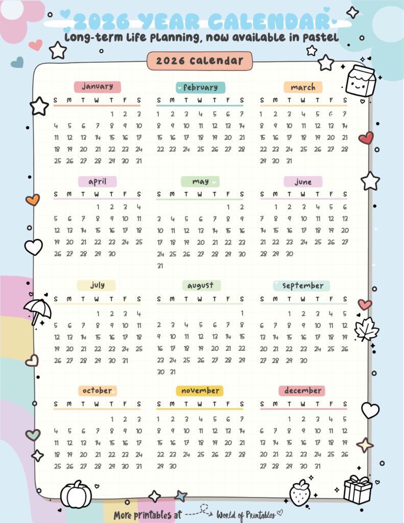 Printable 2026 Year Calendar-38