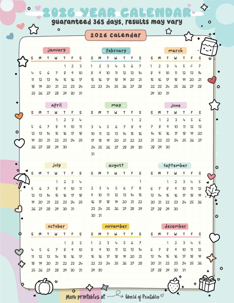 Printable 2026 Year Calendar-40