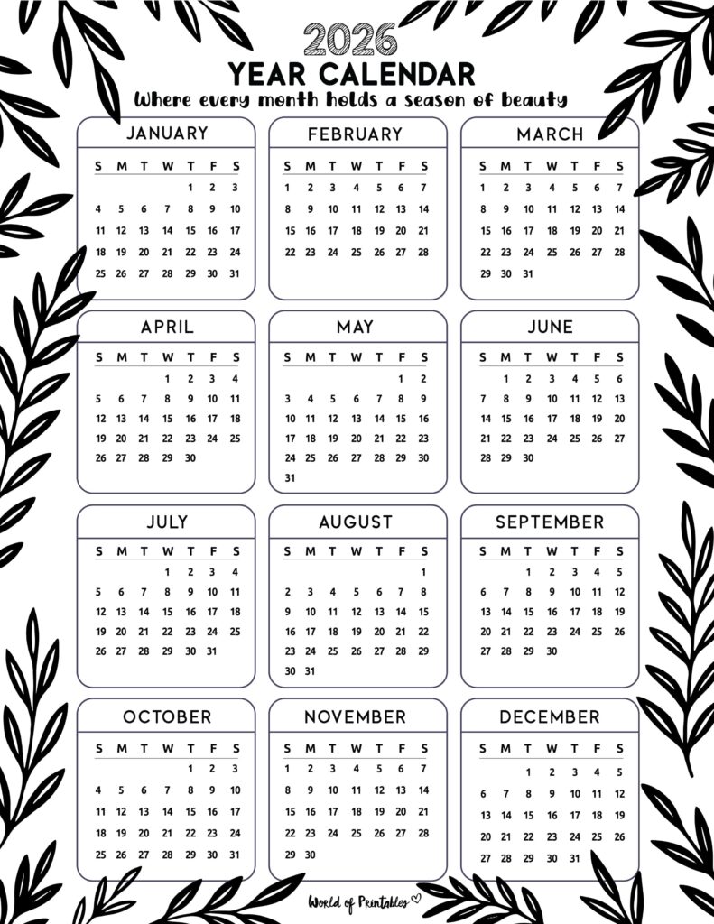 Printable 2026 Year Calendar-45