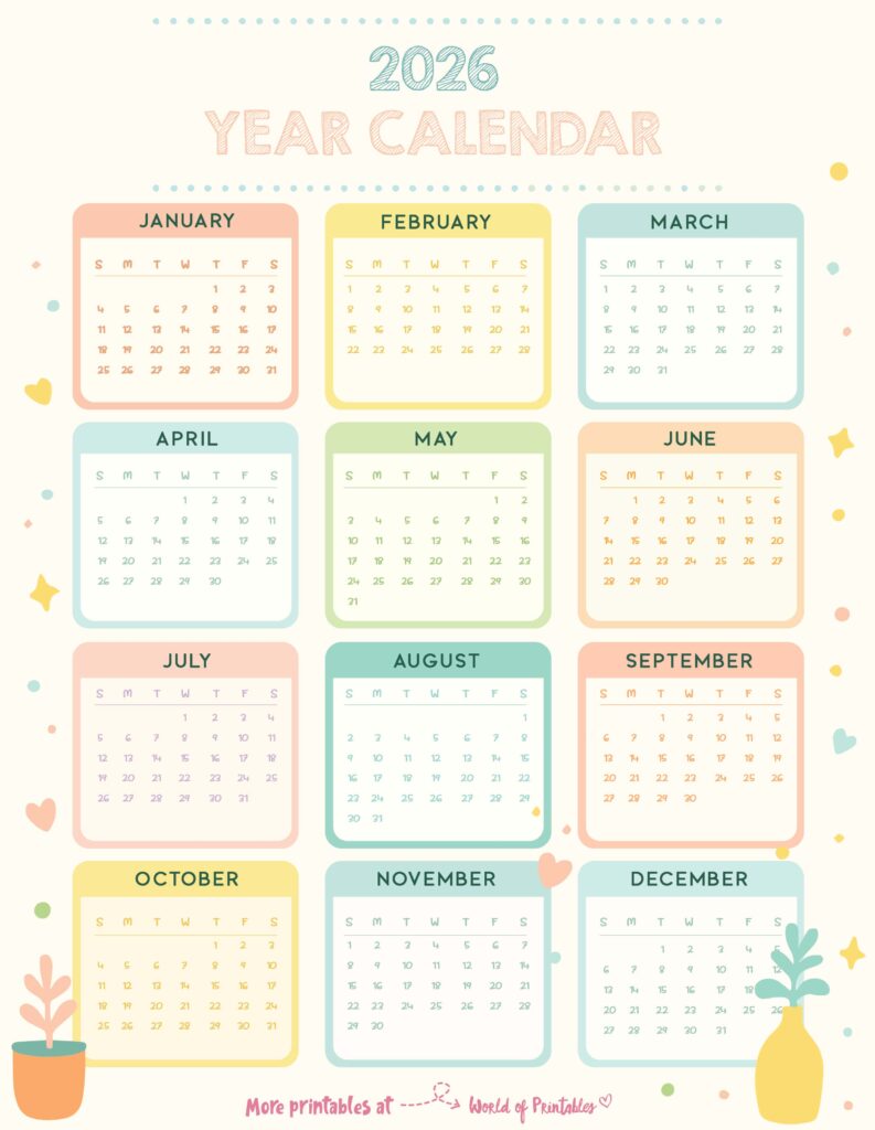 Printable 2026 Year Calendar-57