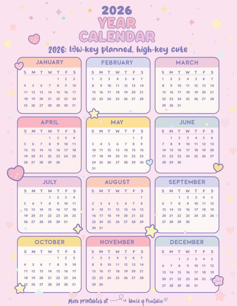 Printable 2026 Year Calendar-65