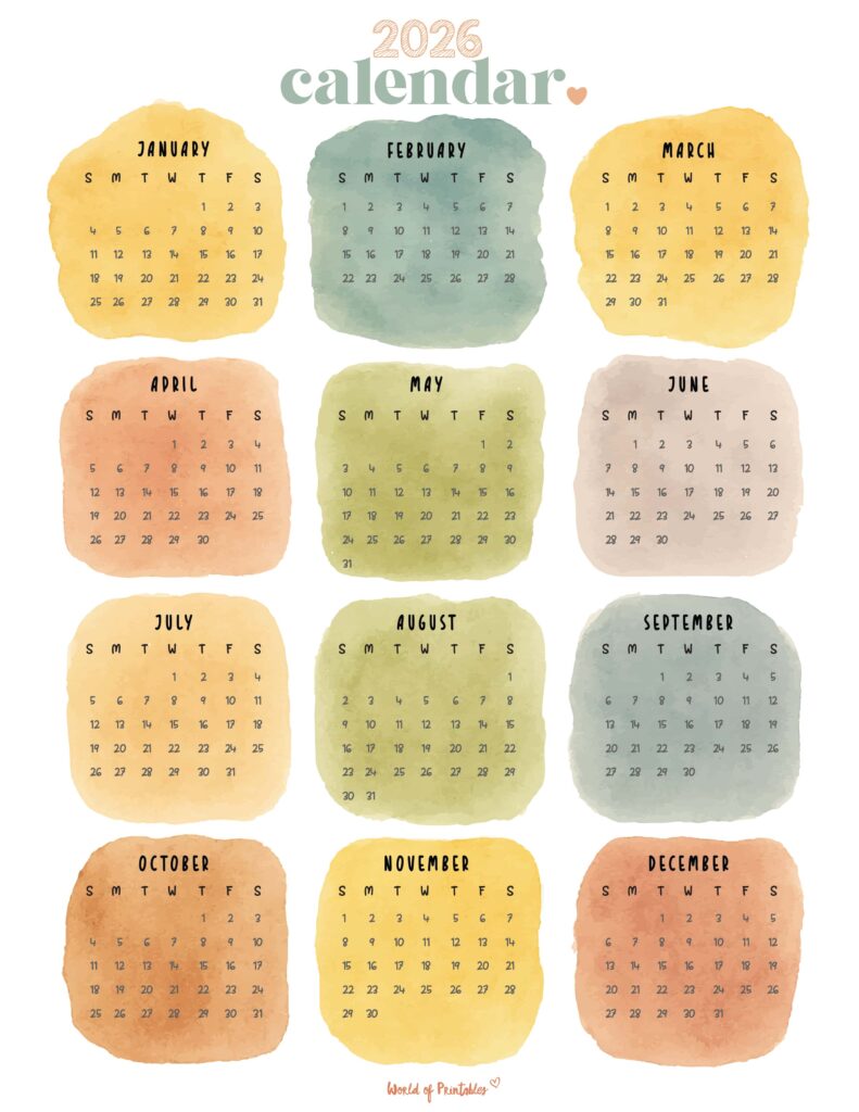 Printable 2026 Year Calendar-71