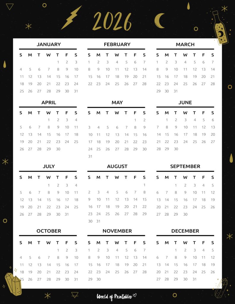 Printable 2026 Year Calendar-95