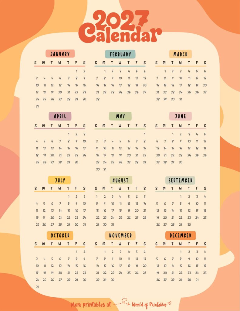 Printable 2027 Year Calendar-04