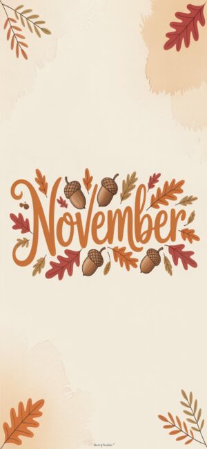 acorns-aesthetic-november-phone-wallpaper