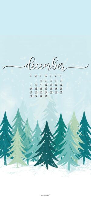 blue-free-december-calendar-phone-wallpaper