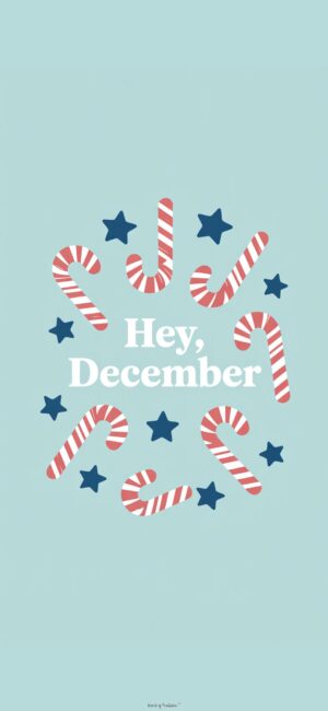 candy-cane-hd-december-phone-wallpaper