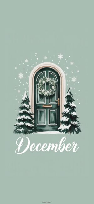 christmas-door-aesthetic-december-background-phone