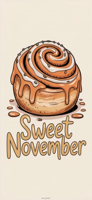 cinnamon-bun-hd-november-phone-wallpaper