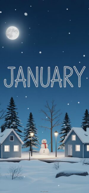 cute-village-january-phone-wallpaper