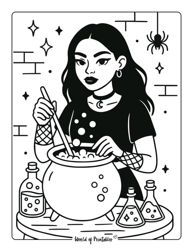 cute-witch-potion-making-coloring-page