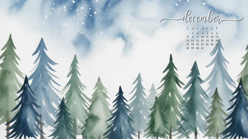 forest-watercolor-hd-december-2025-calendar-desktop-wallpaper