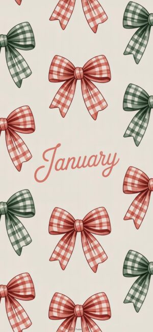 gingham-bows-cute-january-phone-wallpaper