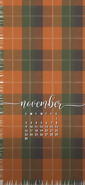 gingham-november-calendar-wallpaper-2025-for-phone