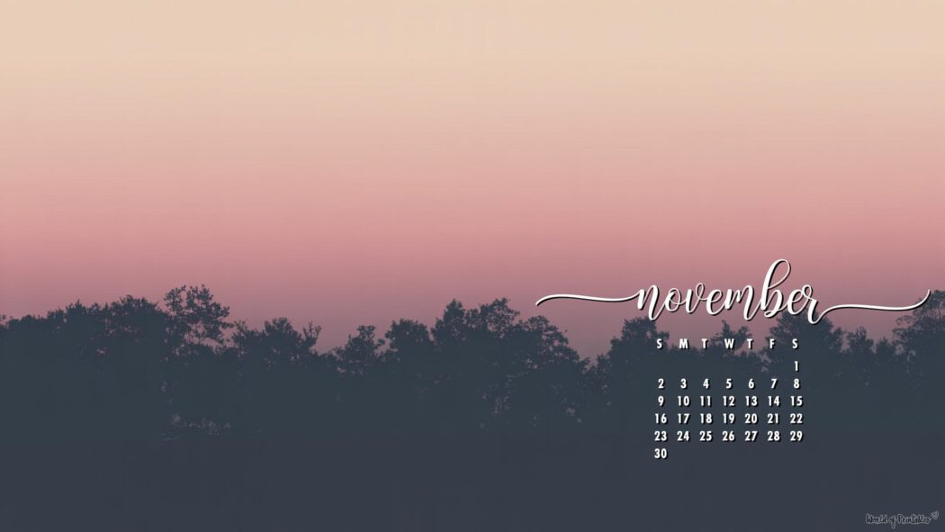 November 2025 Calendar Wallpaper | 120 Free Desktop & Phone Backgrounds