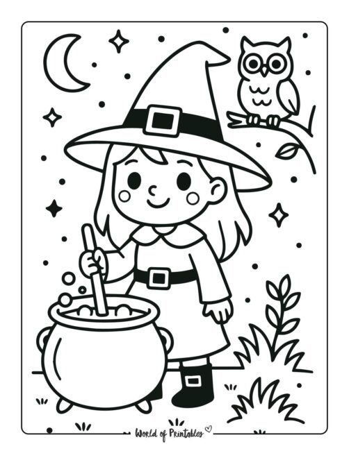 halloween-coloring-page-cute-witch-stirring-cauldron