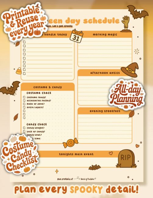 halloween day schedule promo