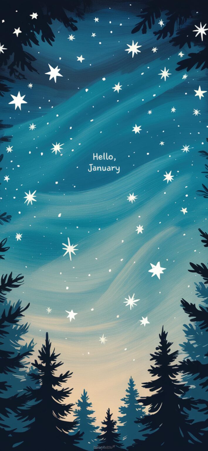 46 Free January Phone Wallpapers for iPhone and Android