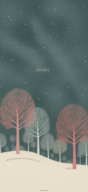 minimalist-forest-january-phone-wallpaper