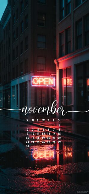 neon-november-2025-calendar-phone-wallpaper