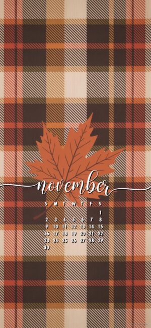plaid-november-calendar-wallpaper-hd-phone