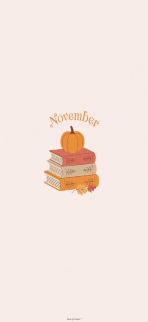 pumpkin-and-books-november-cozy-iphone-wallpaper