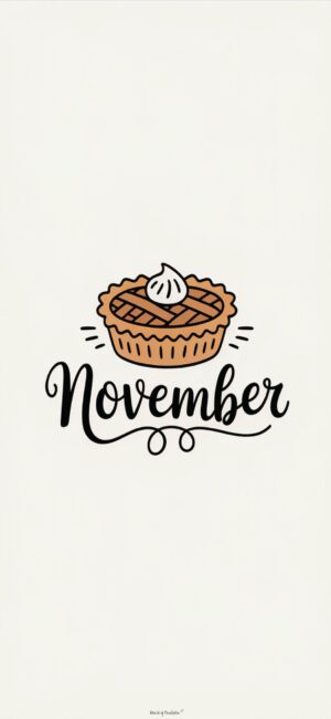 pumpkin-pie-november-cute-iphone-wallpaper