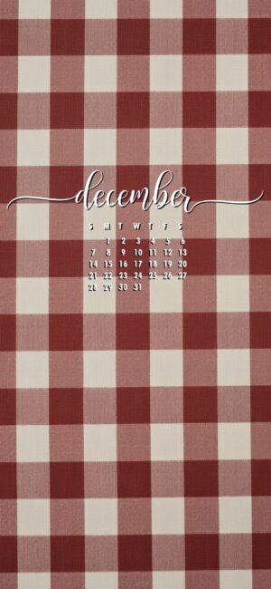 red-Gingham-december-phone-calendar-wallpaper