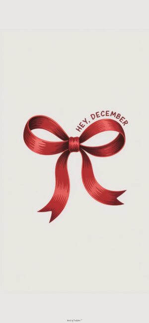 red-bow-december-iphone-wallpaper