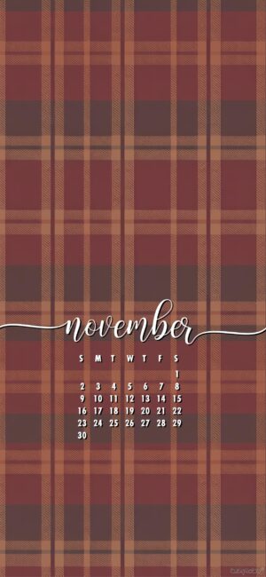 red-plaid-november-2025-calendar-wallpaper-mobile