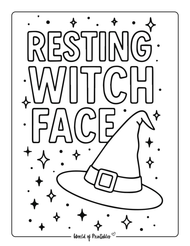 resting-witch-face-halloween-coloring-page-for-teens