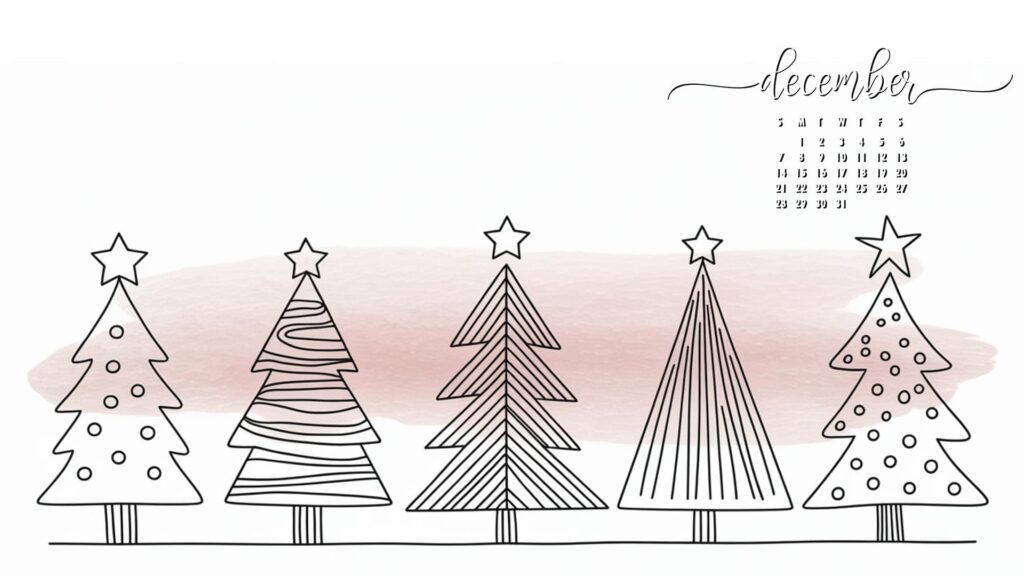 simple-trees-december-calendar-desktop-wallpaper