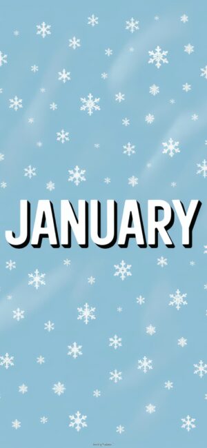 snowflake-free-january-phone-wallpaper