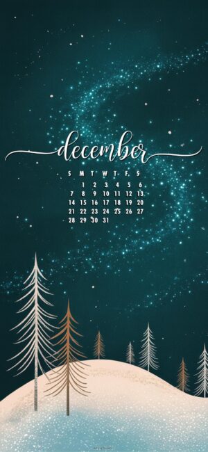 sparkle-forest-cozy-december-calendar-phone-wallpaper