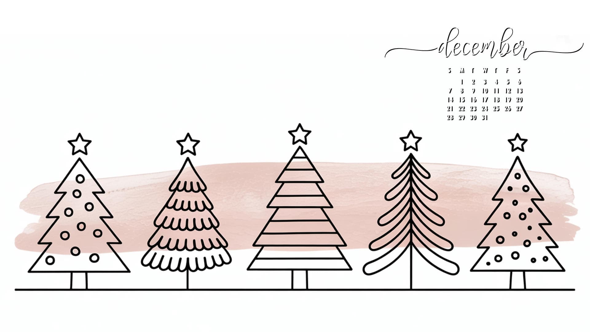 78 Free December 2025 Calendar Wallpapers for Phone and Desktop, image size:1920x1080