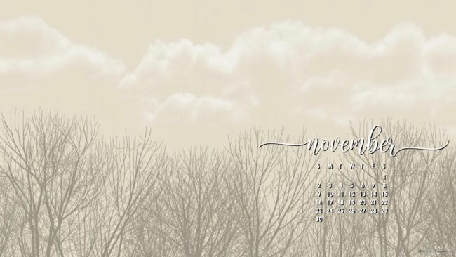 white-clouds-stylish-november-desktop-calendar-wallpaper