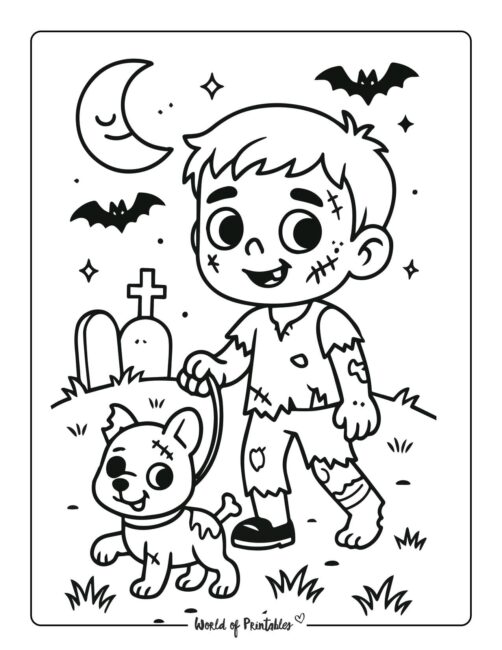 zombie-boy-with-dog-halloween-coloring-page-for-kids